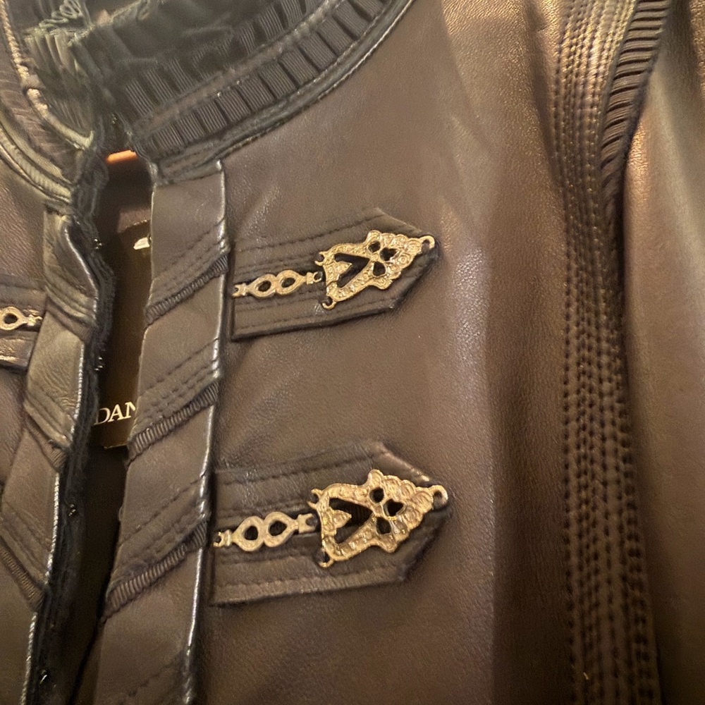 Exquisite Danier Black Leather Jacket